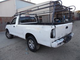 2003 Toyota Tundra White Std Cab 3.4L AT 2WD #Z22998